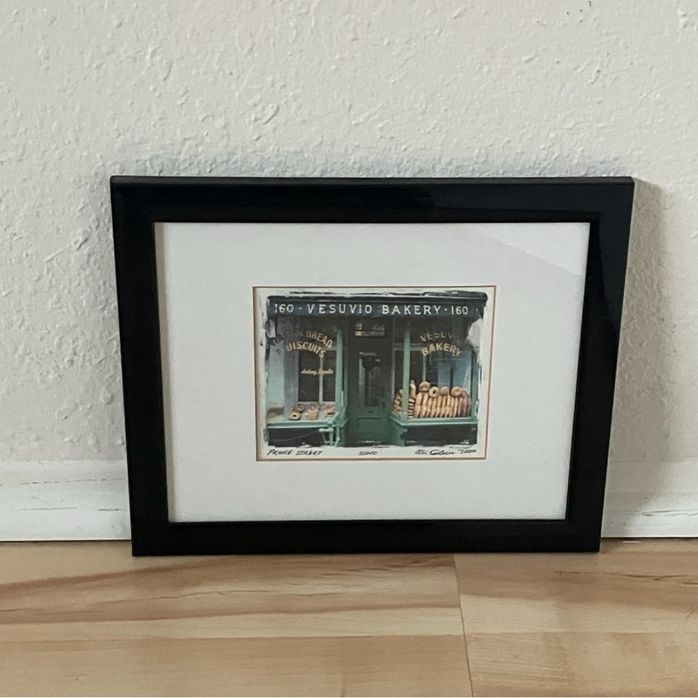 Framed Vesuvio Bakery Art Print